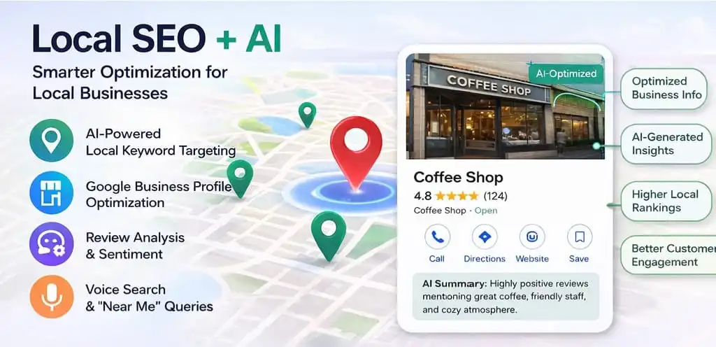 AI in digital marketing for local SEO and business listings